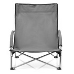 Beach deck chair  Meteor Coast gray