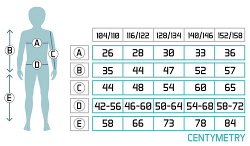 Kinder Thermounterwäsche Meteor 128-134 cm schwarz