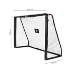Fußballtor Meteor 300x200x120 cm schwarz