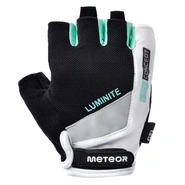 Rękawiczki rowerowe Meteor Gel GX37 XL biały/miętowy