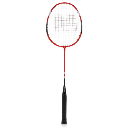Badminton Set Meteor 2 rackets, 6 ailerons red