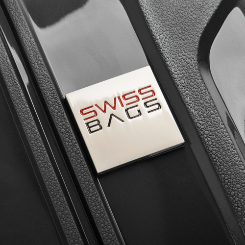 SwissBags Tourist Medium Suitcase 65cm Black