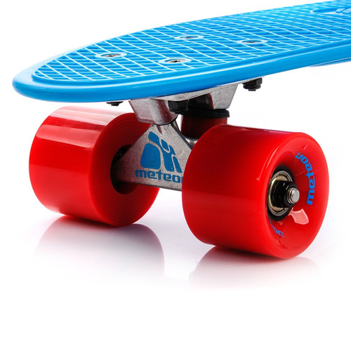 FISHBOARD METEOR neon blue/red/silver