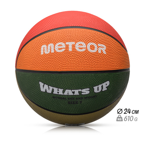 Basketball Meteor What's up 7 green/orange