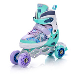 Inline skates Meteor 4in1 Blueberry L 38-41