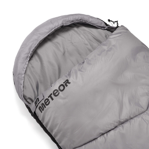 Meteor Schlafsack Safari R grau/schwarz