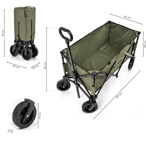 Meteor folding cart X-300 darkgreen