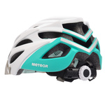 Fahrradhelm Meteor Marven S 52-56 cm weiß/mint