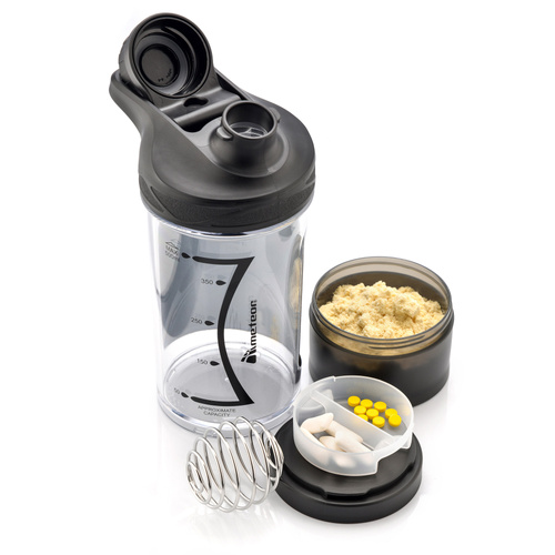 Shaker Meteor bottle 500 ml black