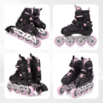 Inline skates Meteor Urbo M 34-37 black/pink