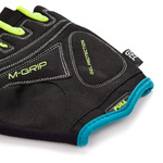 Rękawiczki rowerowe Meteor Gel GX39 XS ciemny zielony-zielony