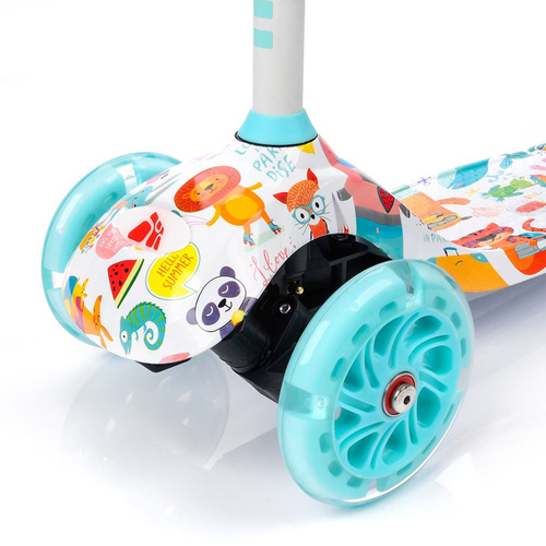 Meteor Schicht gedruckt Dreirad-Roller