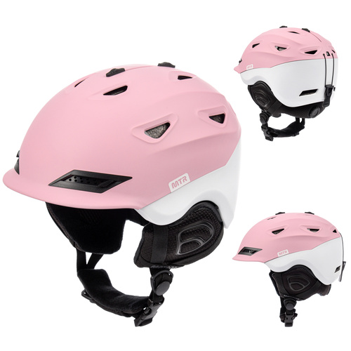 Ski helmet Meteor Montara M 55-58 cm white/pink