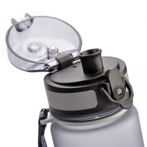 Sports water bottle Meteor 1000 ml grey