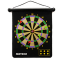 Magnetic dartboard Meteor roll-up, double-sided