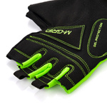 Rękawiczki rowerowe Meteor Gel GX31 XS zielony