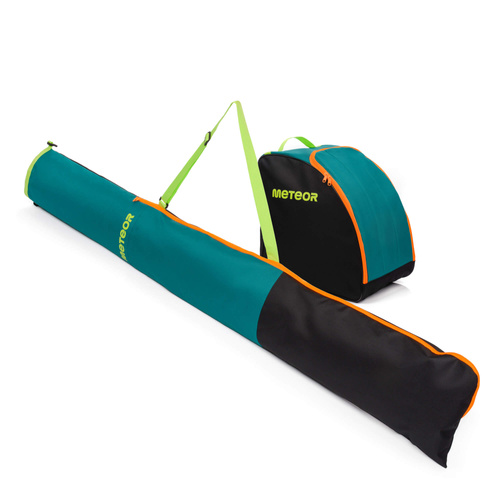 Ski set Meteor Norse green/black