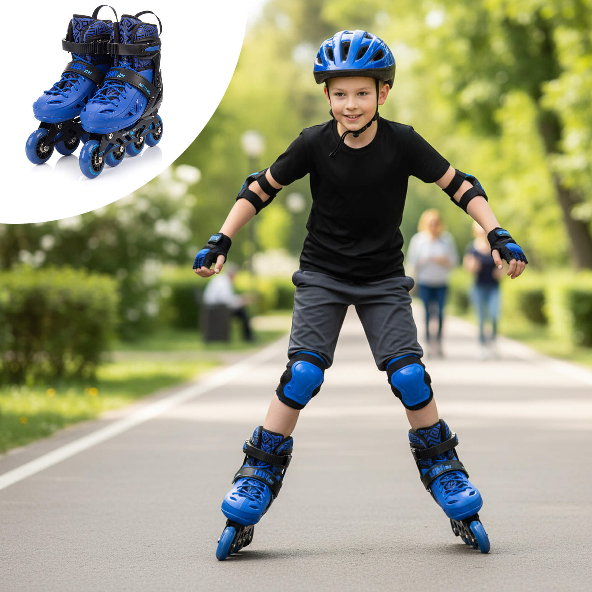 Inline skates Meteor Loky S 30-33 black/blue pol_pl_Rolki-Meteor-Loky-S-30-33-czarny-niebieski-41368_11