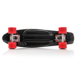PLASTIC SKATEBOARD METEOR black/red/silver