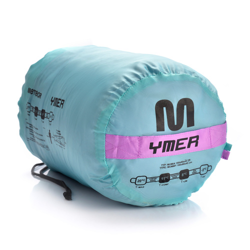 Sleeping bag Meteor Ymer pink / mint