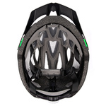 Kask rowerowy Meteor Gruver L 58-61 cm czarny/zielony