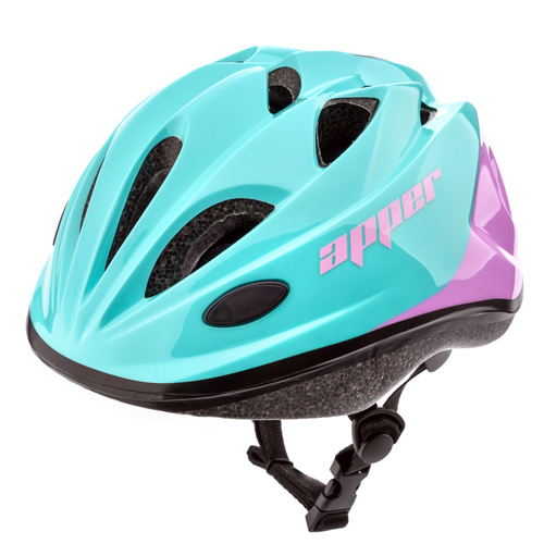 Fahrradhelm Meteor KS07 M 52-56 cm Apper mint/rosa