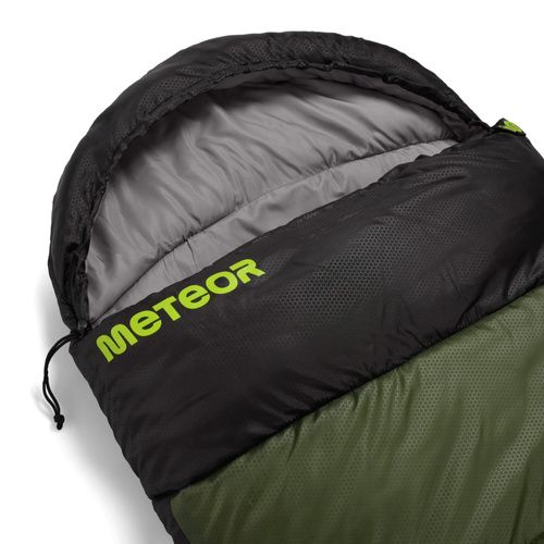 Meteor Schlafsack Bombay L Grün/Schwarz