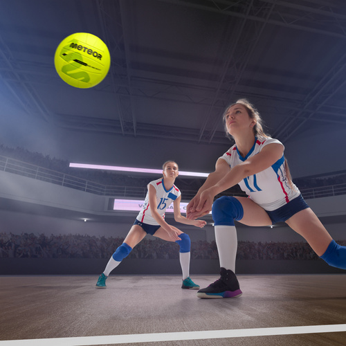 Volleyball von Meteor neon
