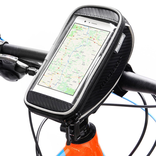 BICYCLE HANDLEBAR BAG WITH MOBILE PHONE POCKET METEOR FOTON