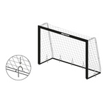 Fußballtor Meteor 240x160x85 cm schwarz