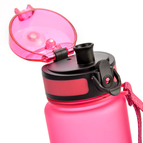 Sports water bottle Meteor 650 ml pink