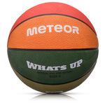 Piłka koszykowa Meteor What's up 5 zielony/pomarańczowy