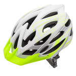 Fahrradhelm Meteor Gruver M 55-58 cm weiß/grün