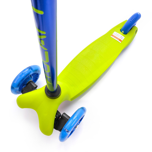 Dreirad-Roller mit LED-Rädern Meteor Tucan grün/grün