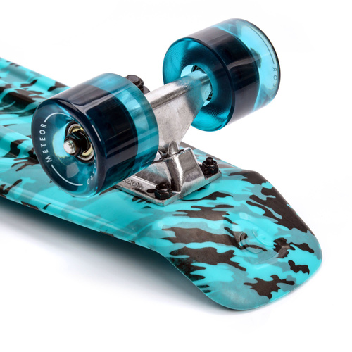 Plastic skateboard Meteor Multiboard blue/black