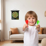 Magnetic dartboard Meteor roll-up, double-sided