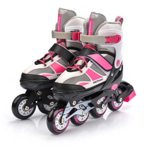 Rolls Meteor 2in1 S 30-33 pink / gray