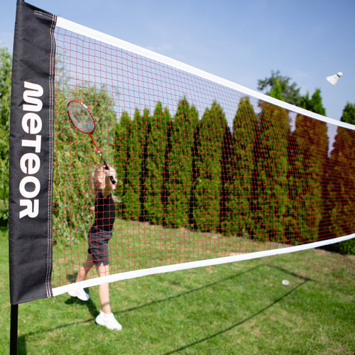 Portable badminton net Meteor 4.1x2.2 m