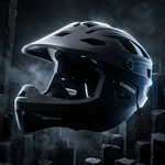 Fullface-Fahrradhelm Meteor Hydra L 58-61 cm schwarz