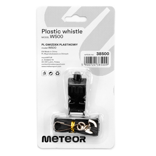 METEOR WOLF PLASTIC WHISTLE