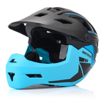 Fullface-Fahrradhelm Meteor Hydra L 58-61 cm schwarz/blau