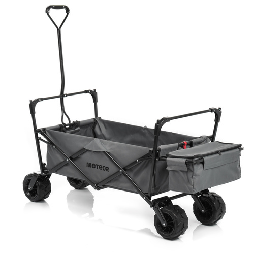 Wózek transportowy z daszkiem Meteor XR-100 szary