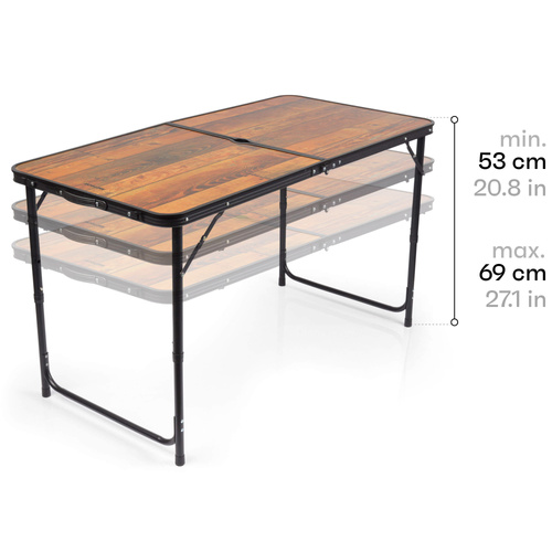 Meteor Pesta wood folding table with chairs