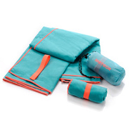 Quick-drying towel Meteor L 80x130 cm turquoise