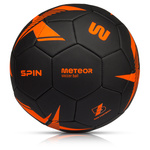 Fußball Meteor Spin 5 schwarz/orange