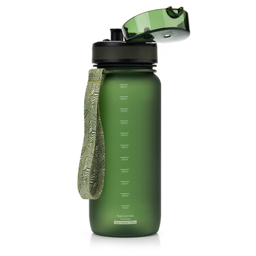 Sports water bottle Meteor 650 ml dark green