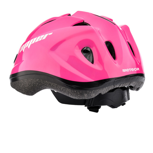 Kask rowerowy dla dzieci Meteor KS07 M 52-56 cm Apper różowy