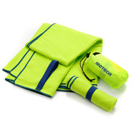 Schnelltrocknendes Handtuch Meteor M 50 x 90 cm grün