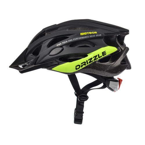Kask rowerowy Meteor MV29 Drizzle XL 61-63 cm czarny/neonowy zielony