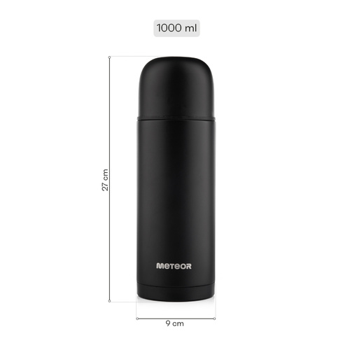 Termos Meteor 1000 ml czarny